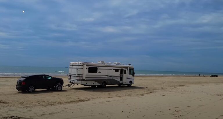 brazoria county beach free beach camping