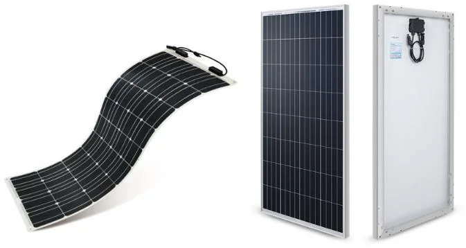 rv solar panels flexible vs rigid