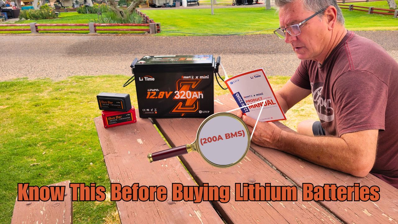 installing Li-Time 320Ah lithium batteries